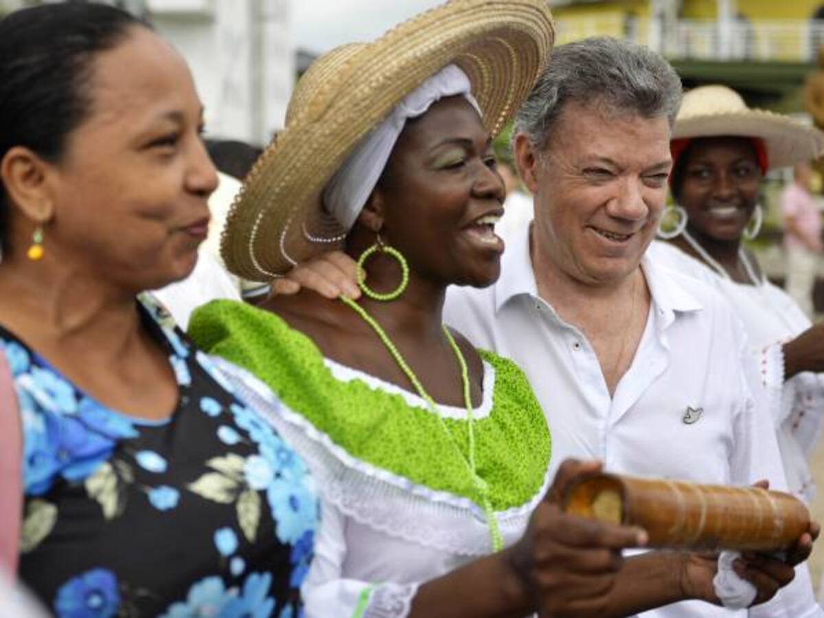 Santos pide a la comunidad Afro apoyar el plebiscito por la paz