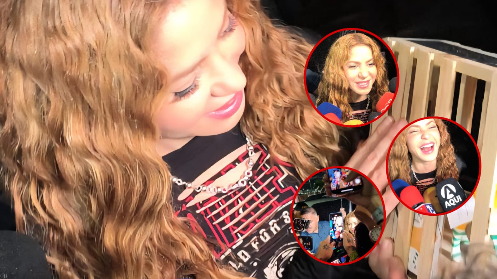 Shakira llegó a la capital caleña.