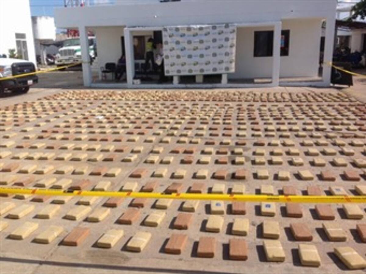 Incautan en La Guajira más de una tonelada de cocaína avaluada en $15.000 millones