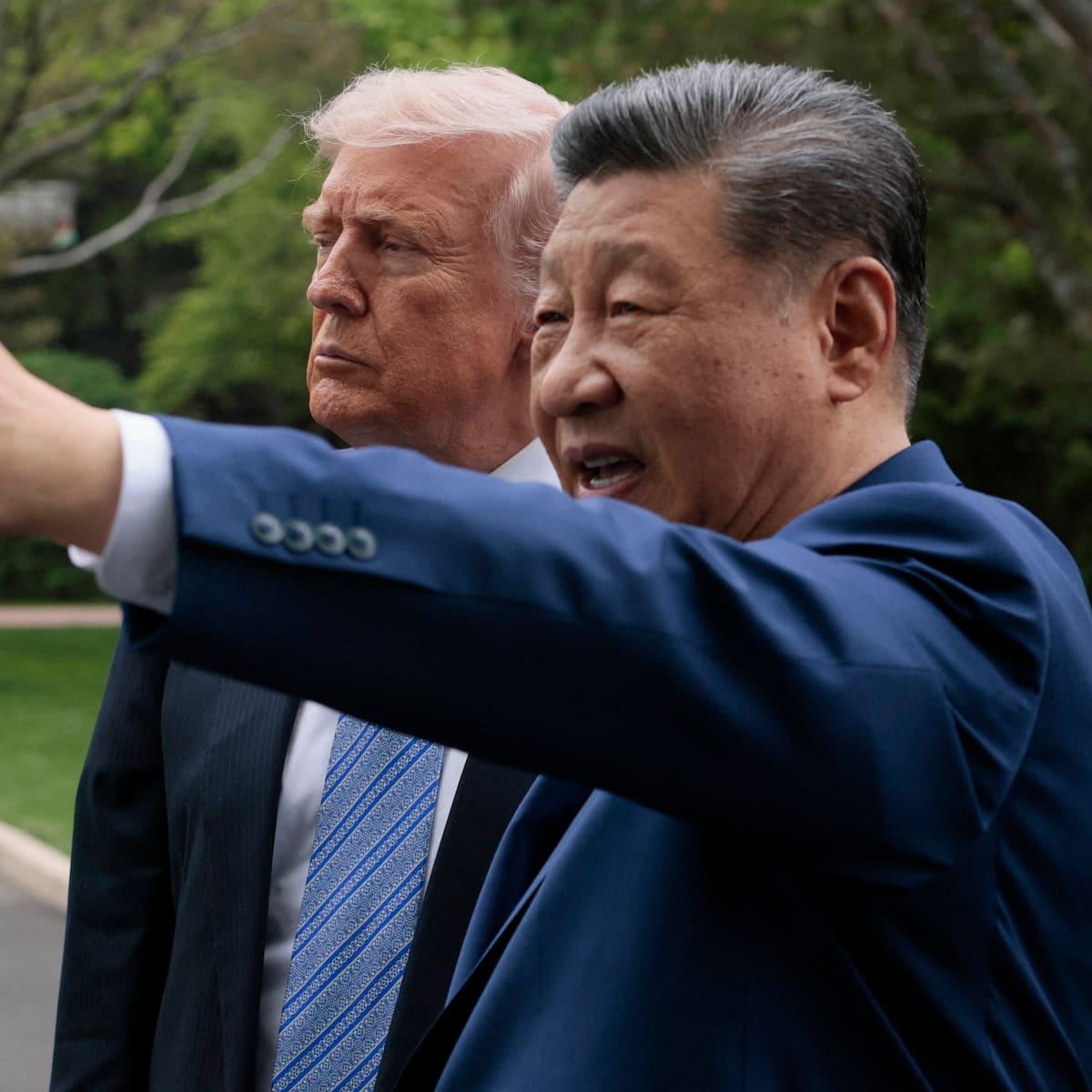 Xi Jinping y Donald Trump se reúnen en la residencia de la cúpula dirigente china