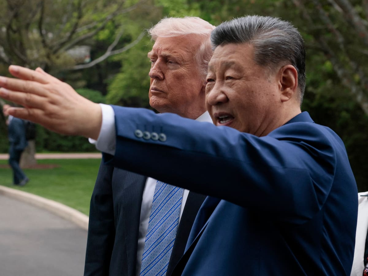 Xi Jinping y Donald Trump se reúnen en la residencia de la cúpula dirigente china