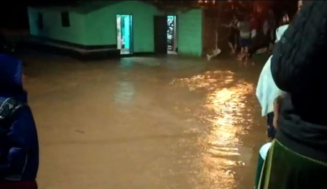 Lluvias generan emergencia en el municipio de Convención