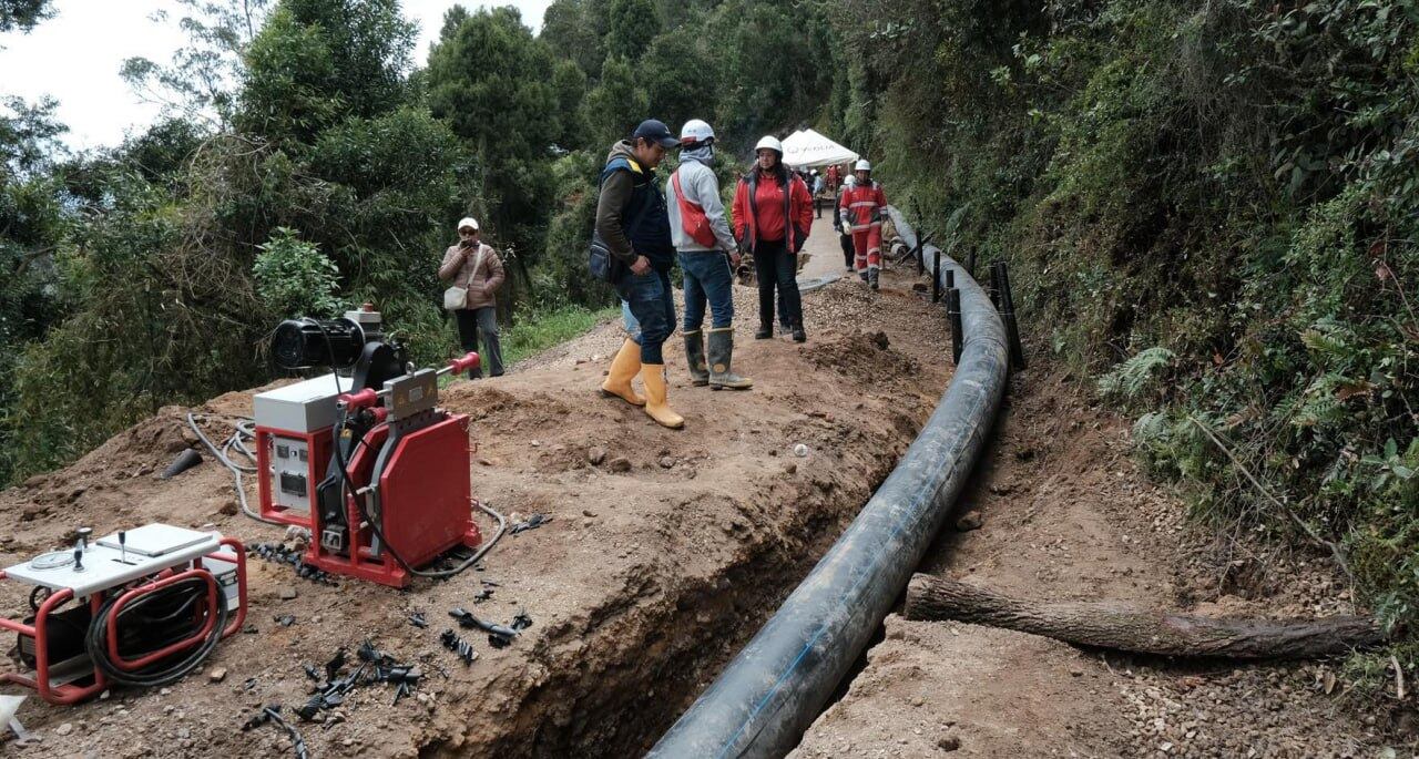 "Damos un reporte satisfactorio de la acción técnica que se ha adelantado por parte de la empresa con el acompañamiento de la alcaldía mayor de Tunja", Fredy Acosta, gerente de Planeación de la empresa Veolia Aguas de Tunja.