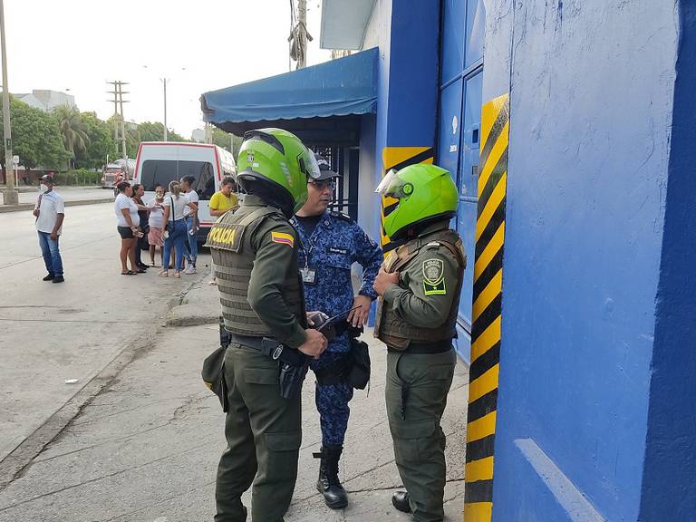 Afueras de la cárcel Modelo de Barranquilla