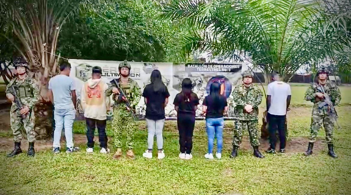 disidencias se sometieron a la justicia en Caquetá. Foto Ejercito Caquetá