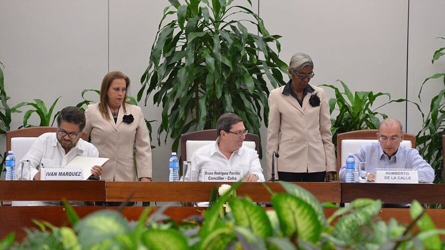 Firma del segundo acuerdo de paz con las Farc. Foto: Colprensa - Suminitrada por Equipo de Paz del Gobierno