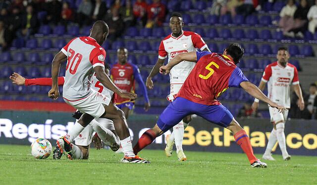 Santa Fe Vs Pasto por la fecha 3 de los cuadrangulares de la Liga / Colprensa