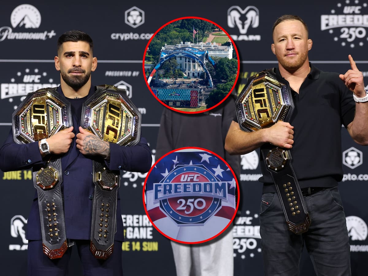 UFC Casa Blanca: hora y por dónde ver en Colombia la pelea Topuria vs. Gaethje en evento Freedom 250