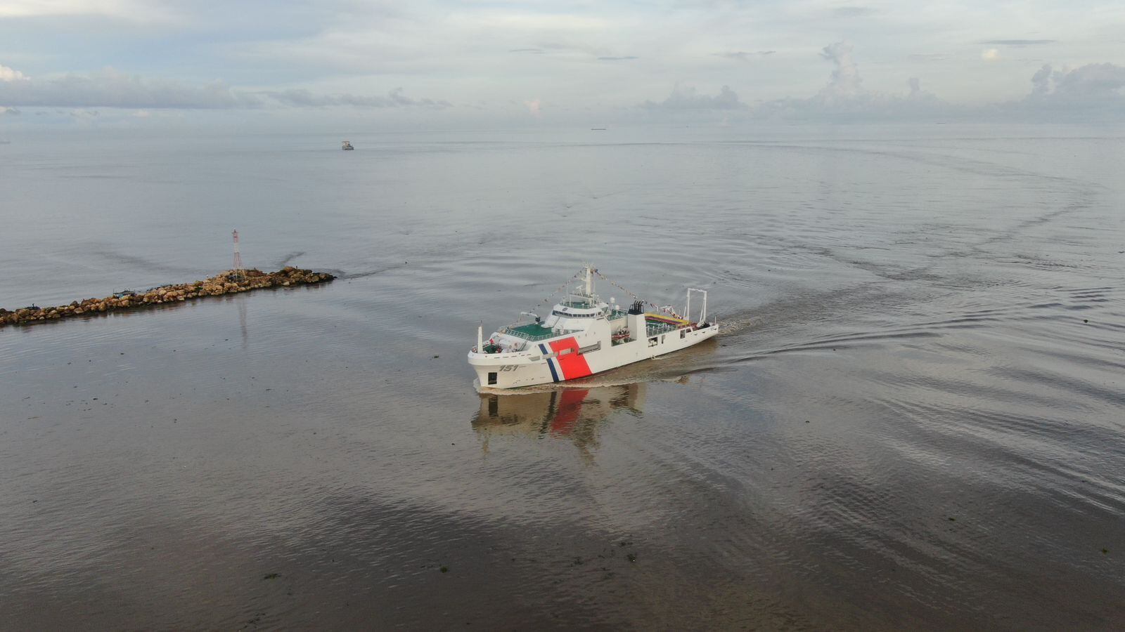 Buque Simón Bolívar llega a Barranquilla antes de zarpar a la Antártida/ ARC Colombia