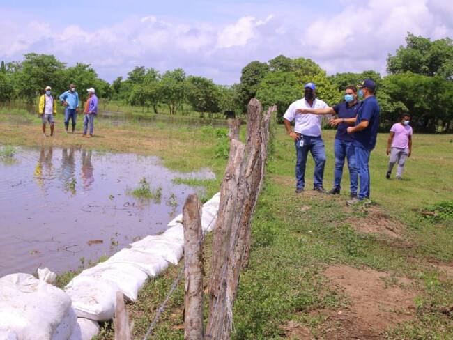 Visita a la zona afectada