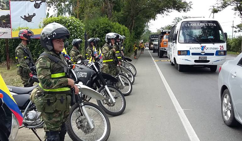 El ejército trabaja de la mano con la policía - Imagen de referencia