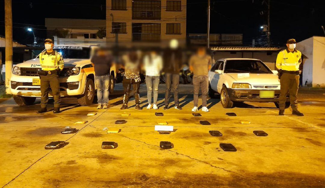 Marihuana incautada en vías de Caldas
