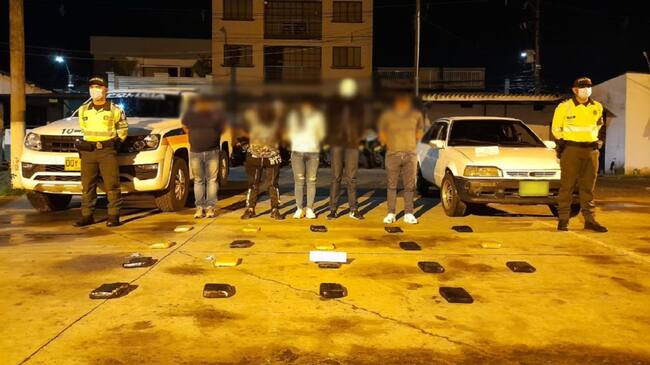 Marihuana incautada en vías de Caldas