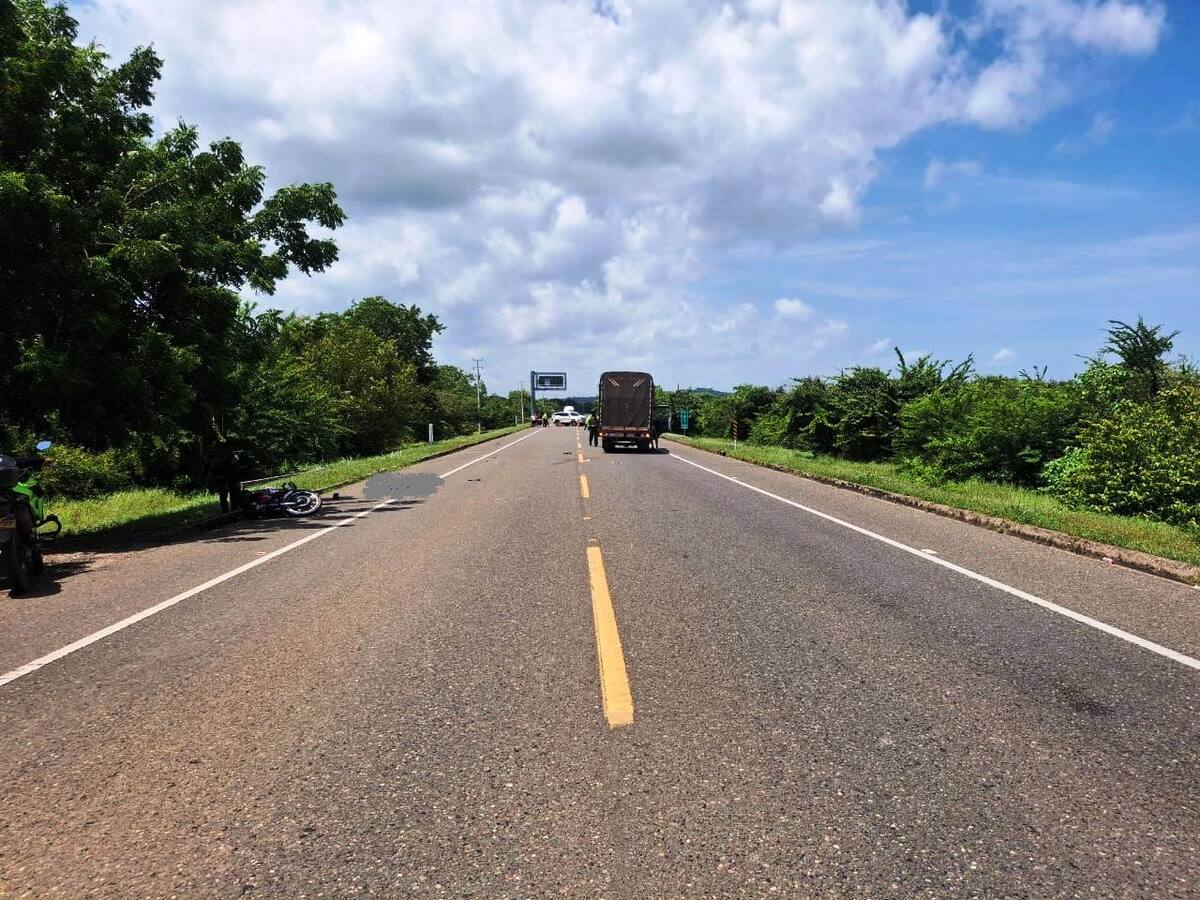 Motociclista muerto y acompañante herido por accidente entre Cartagena y Barranquilla