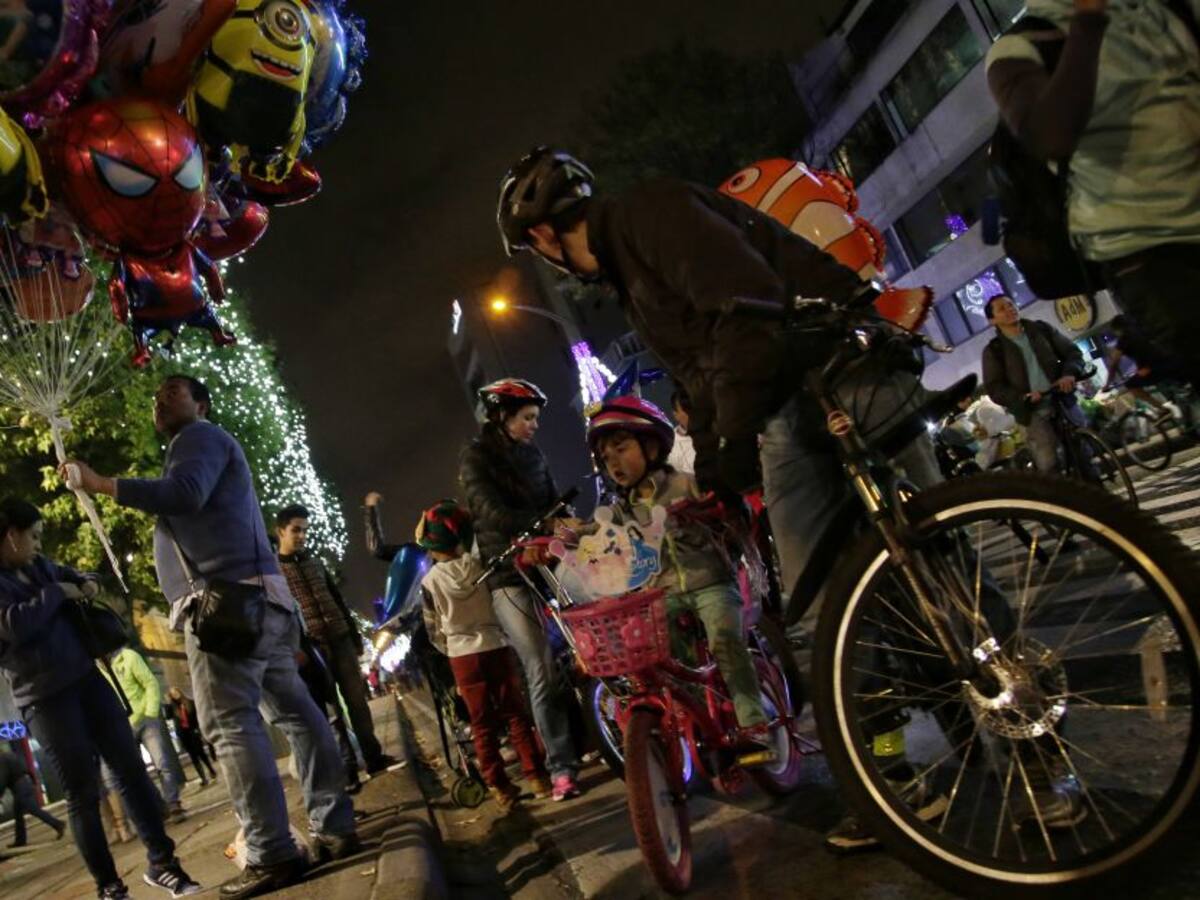 Alístese para la ciclovía nocturna en Bogotá