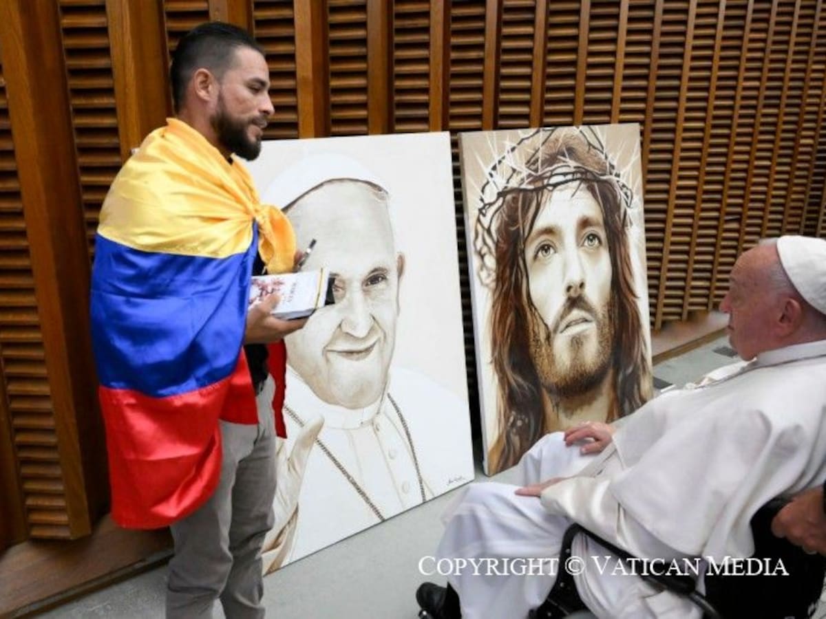 Café, arte y fe, un talento huilense que llegó hasta el Vaticano