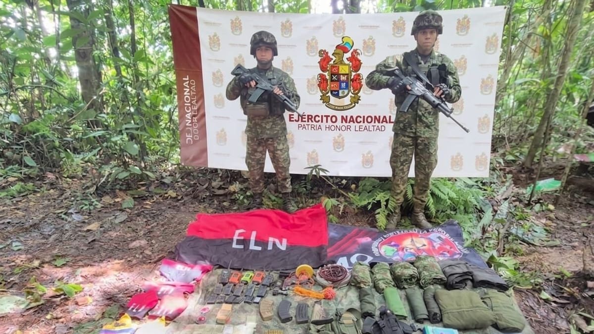 Fue encontrado un depósito ilegal con munición y granadas a la comisión mixta ELN y las disidencias