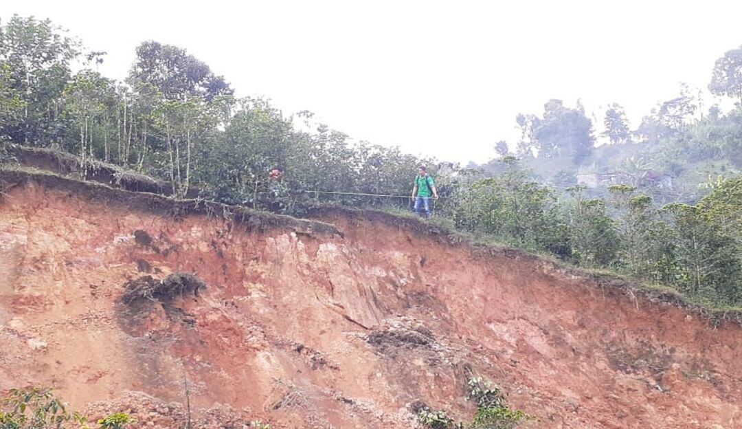 Las precipitaciones permanentes han generado riesgo en procesos de remoción en masa y deslizamientos.