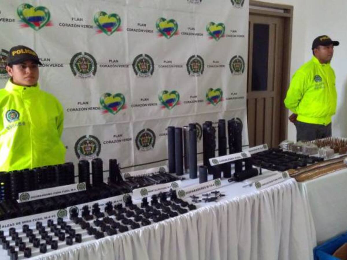 Incautan material de guerra en el sur de Cali