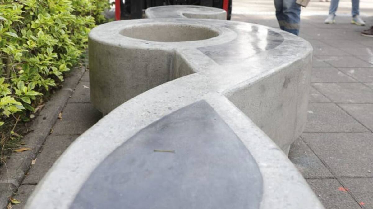 Parque Bolívar de Ibagué estrena mobiliario