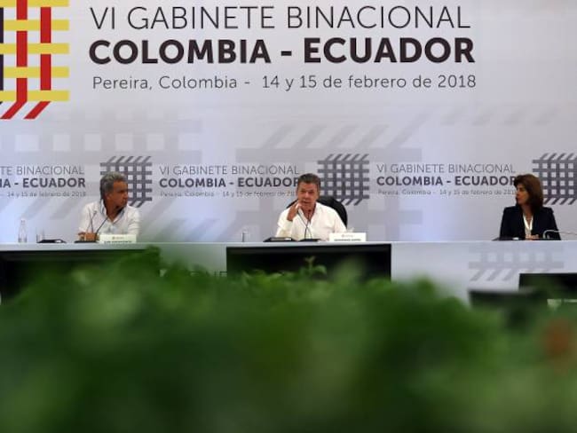 Gabinete binacional entre Colombia y Ecuador en Pereira