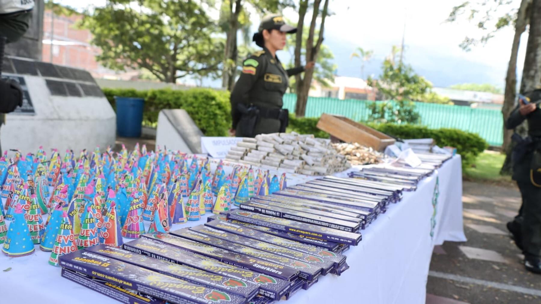 Incautación de pólvora en Ibagué