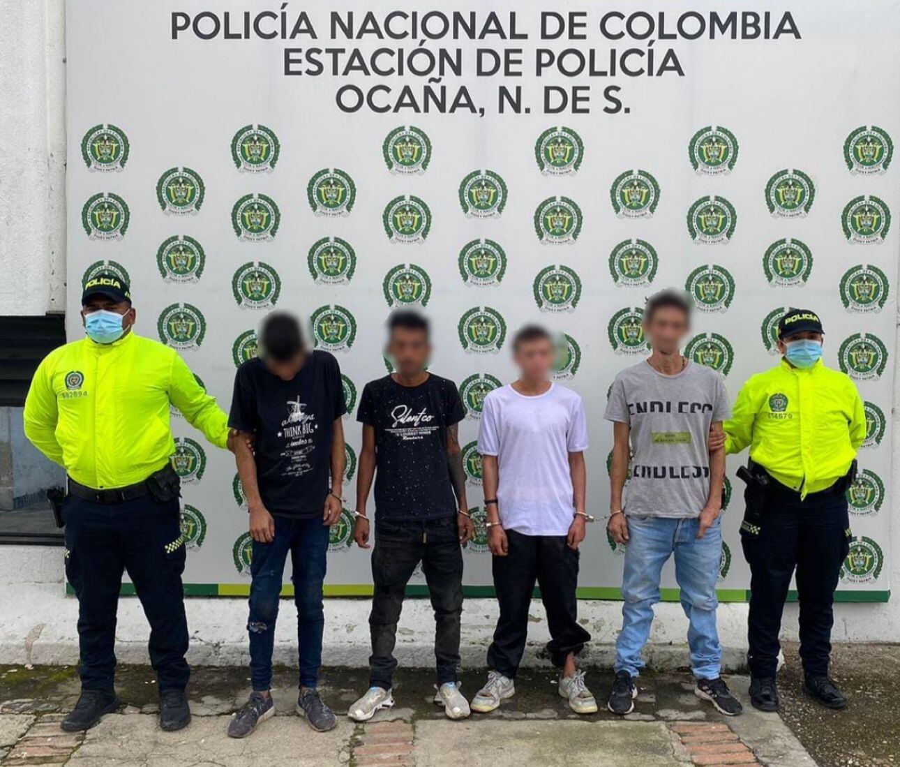 Desarticulan banda delincuencial "Los Cuchos". Foto: DENOR.