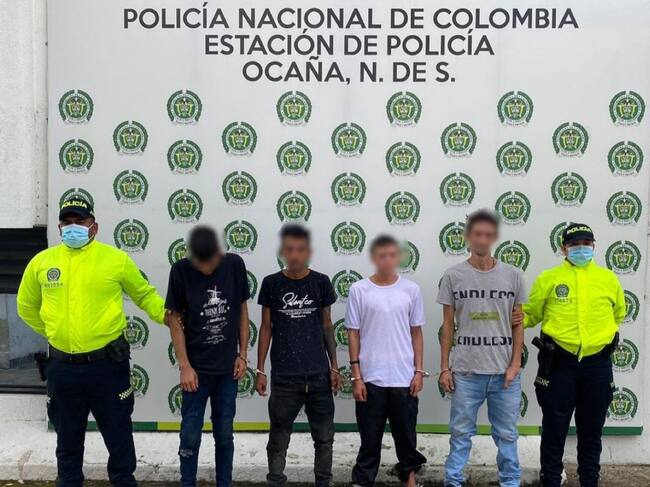 Desarticulan banda delincuencial "Los Cuchos". Foto: DENOR.