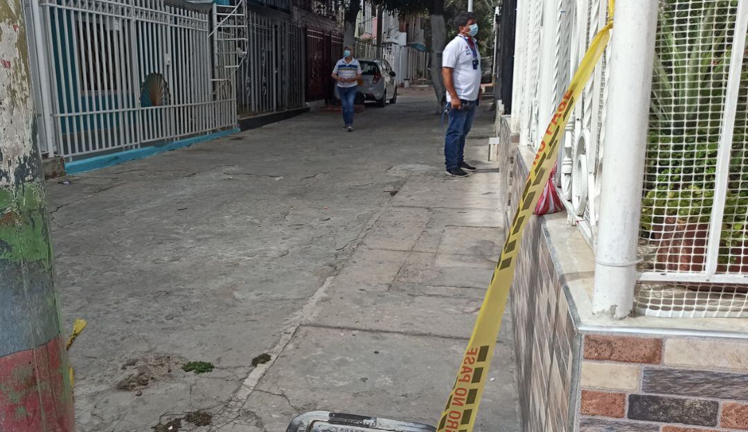 Cuadra donde ocurrieron los hechos