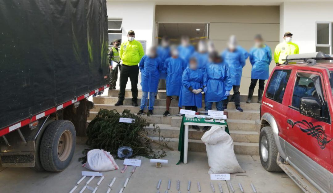 Capturan en Marmato a la red de tráfico de estupefacientes Los Pitufos