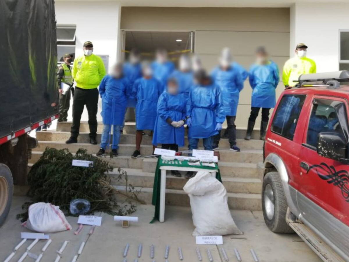 Desmantelan en Marmato la red de tráfico de estupefacientes Los Pitufos