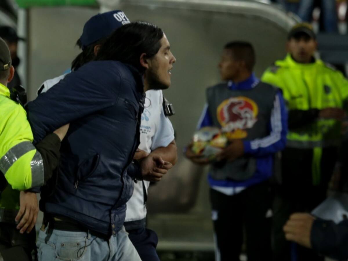 En Imágenes: Los disturbios de la hinchada de Millonarios en el Campín