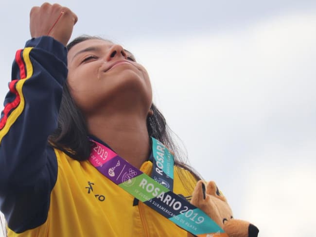 Ana María Rendón ganó medalla de oro en los Juegos Suramericanos de Playa
