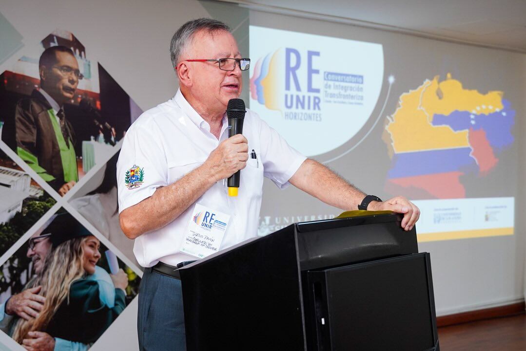 Gremios de Colombia y Venezuela se unen para hablar de economía. Foto: Cortesía Unisimón Cúcuta.