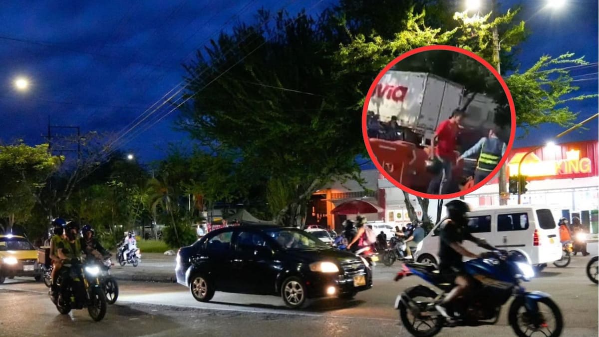 Agredieron a un agente de tránsito porque le pidió usar casco a un motociclista en Ibagué