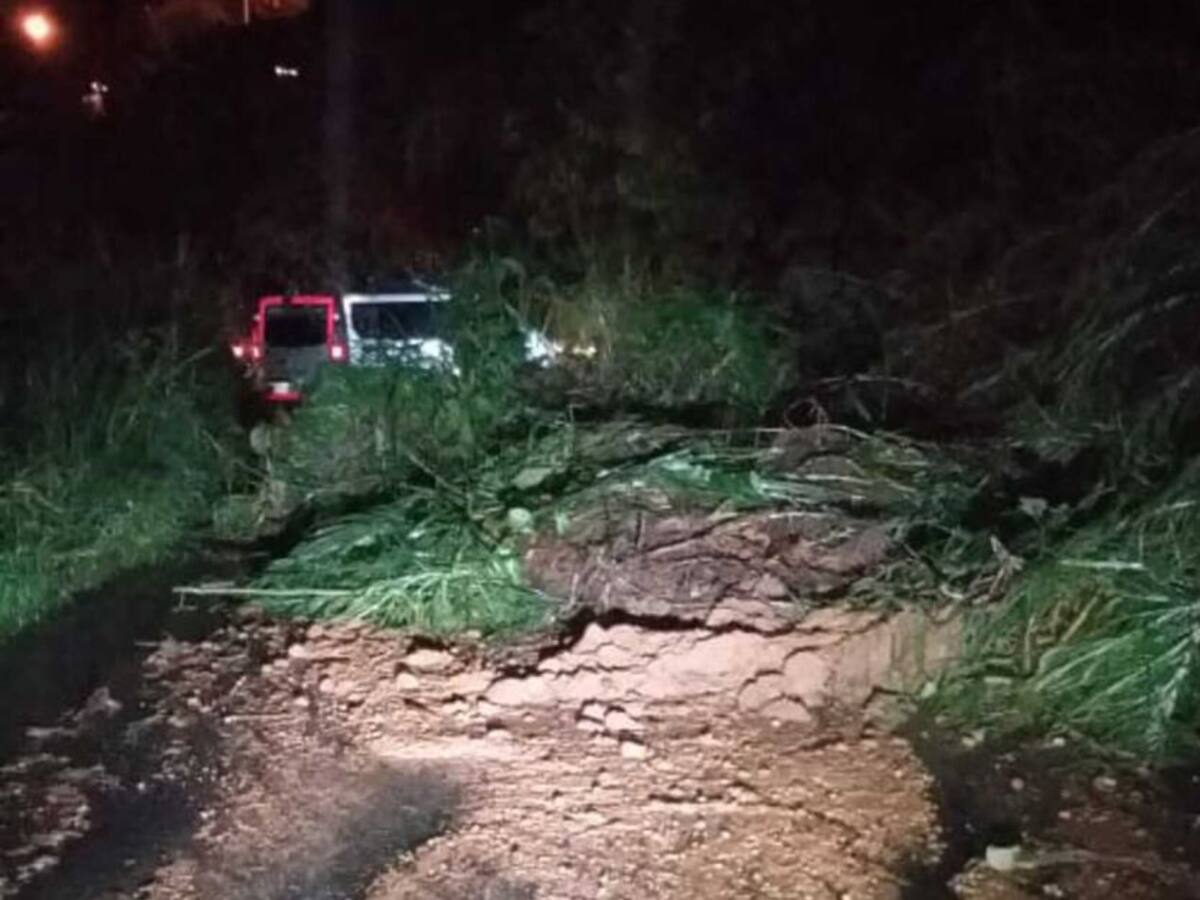Lluvias ocasionaron emergencias en barrios de Pereira y vías de Risaralda