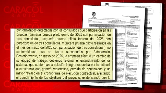 Fracasaron tres pruebas piloto que se hicieron con varios consulados. Nunca se logró tener una versión final corregida, indica el informe de supervisión.