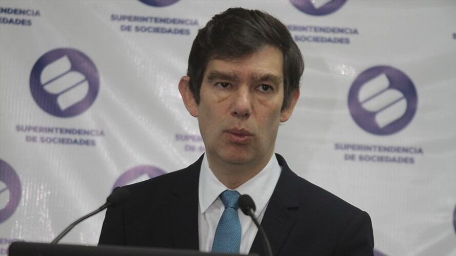Francisco Reyes, superintendente de Sociedades, se refirió al escándalo Merlim Network. Foto: Colprensa