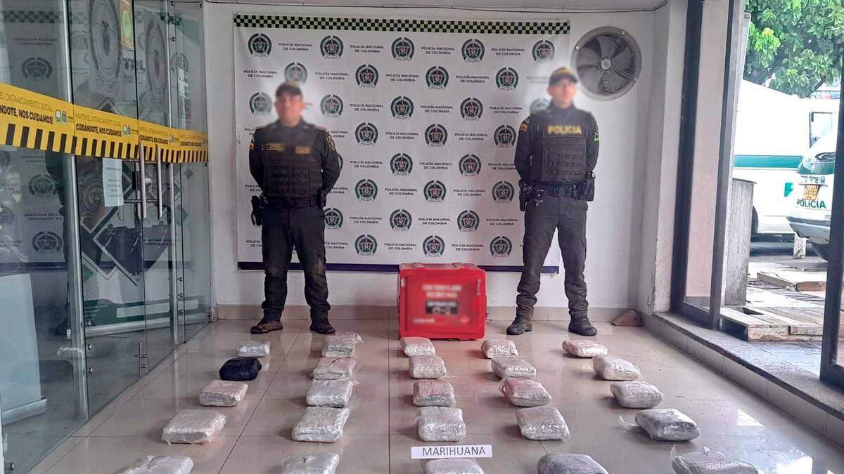 Incautan 40 kilogramos de marihuana en zona rural de Dosquebradas, Risaralda