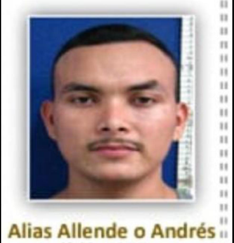 Alias 'Allende'. Foto: Suministrada