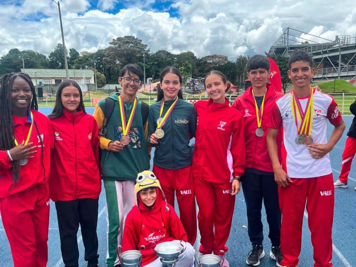 Valle retuvo el título nacional Sub-14 y Sub-16 de atletismo, eventos con récord de competidores