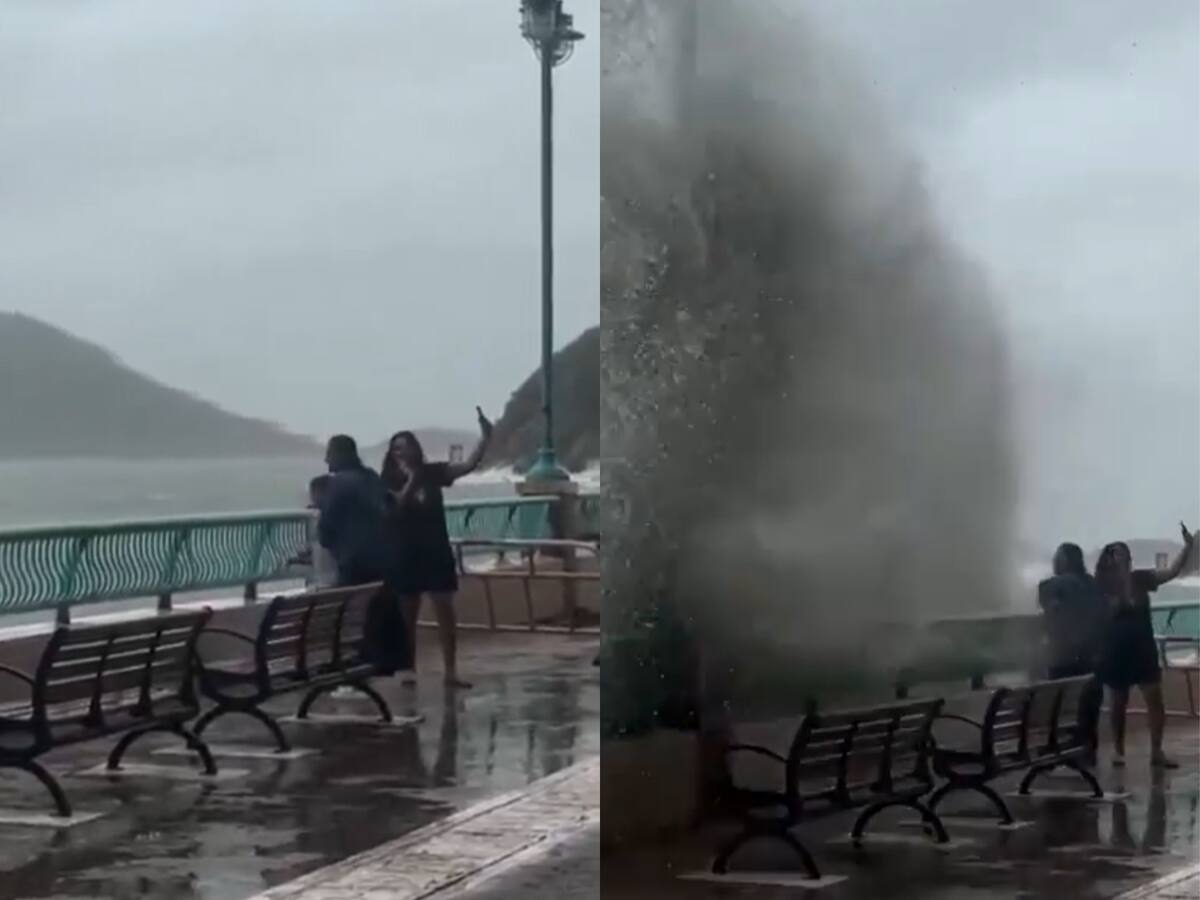 Hong Kong arresta dos mujeres por tomarse una selfie durante el supertifon Ragasa