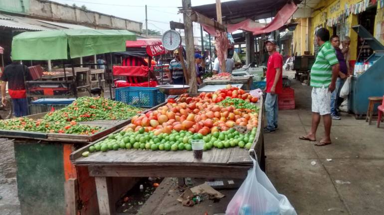 Mercado público de Barranquilla.