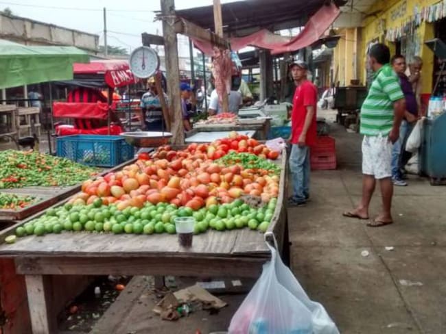 Mercado público de Barranquilla.