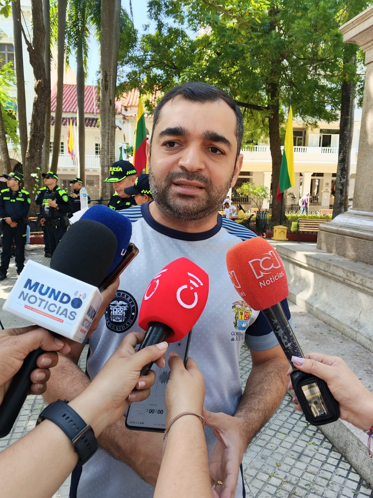 Manuel Berrío, secretario del Interior de Bolívar. // Caracol Radio Cartagena