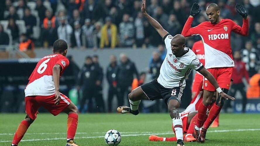 Mónaco, sin Falcao, empata con Besiktas y se complica en la Liga de Campeones. Foto: Getty Images
