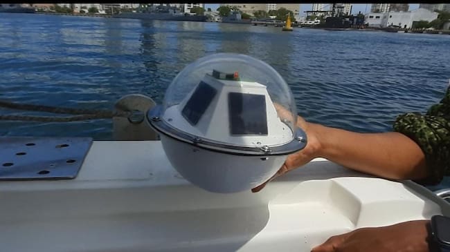 Es una esfera que permite medir el trayecto de un buque perdido, teniendo en cuenta el recorrido de la corriente del mar