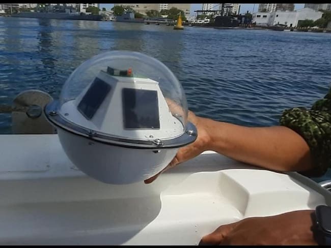 Es una esfera que permite medir el trayecto de un buque perdido, teniendo en cuenta el recorrido de la corriente del mar