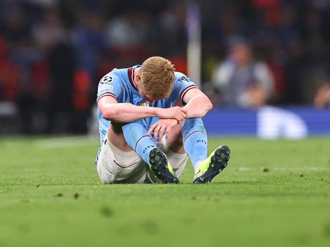Kevin De Bruyne del Manchester Citytras lesión | Foto: GettyImages