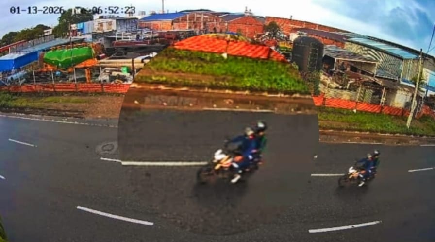 Esta imagen corresponde al primer registro visual de los presuntos sicarios, obtenido en el marco de la investigación.